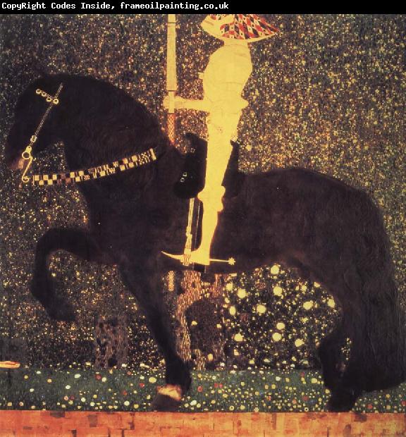 Gustav Klimt The golden knight